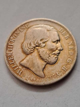 Holandia 1 Gulden Willem III 1868 r