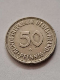Niemcy 50 Pfenning 1968 r G Niemcy 50 Pfenning 1968 r G