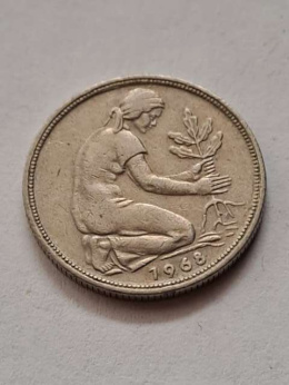 Niemcy 50 Pfenning 1968 r G