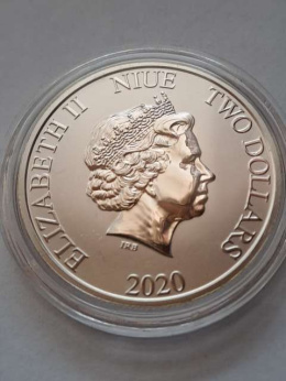 Niue 2 Dolary Żółw Szylkretowy 2020 r