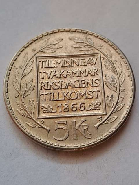 Szwecja 5 Koron Reforma Konstytucji 1966 r Szwecja 5 Koron Reforma Konstytucji 1966 r