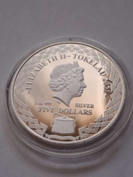 Tokelau 5 dolarów Baran 2021 r