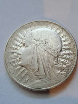 10 zł Głowa Kobiety 1932 r znak
