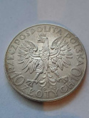 10 zł Głowa Kobiety 1932 r znak 10 zł Głowa Kobiety 1932 r znak