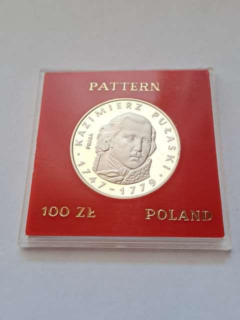 100 zł Kazimierz Pułaski 1976 r próba