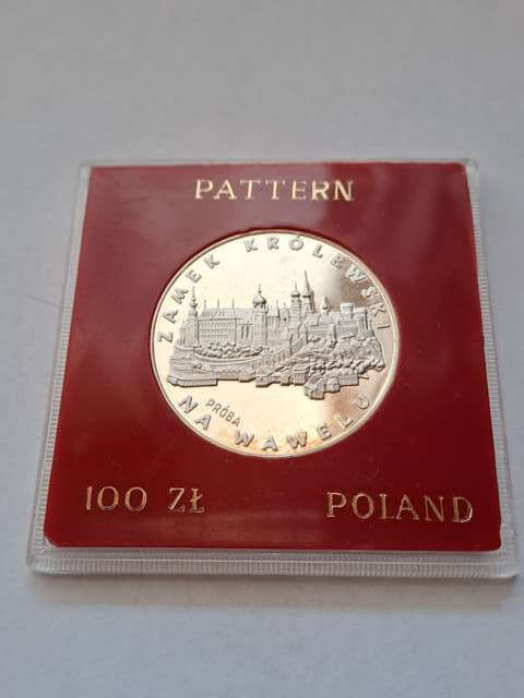 100 zł Zamek Królewski na Wawelu 1977 r próba