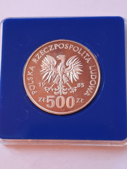 500 zł 40 Lat ONZ 1985 r zgrzewka bankowa