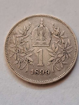 Austria 1 Korona Franciszek Józef I 1899 r
