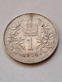 Austria 1 Korona Franciszek Józef I 1914 r