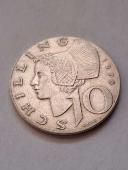 Austria 10 Schillng 1970 r