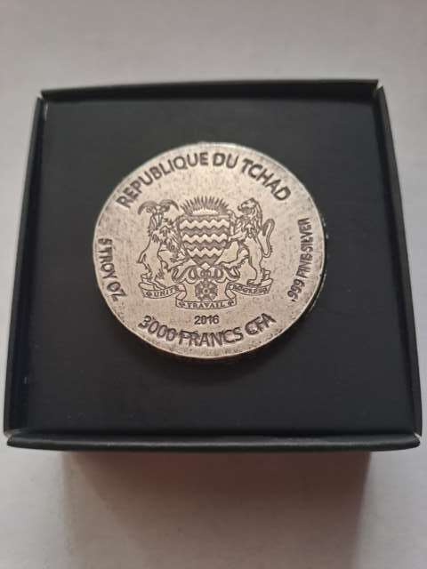 Czad 3000 Franków Tutanchamon 2016 r Czad 3000 Franków Tutanchamon 2016 r