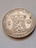 Holandia 1 Gulden Wilhelmina 1931 r Holandia 1 Gulden Wilhelmina 1931 r