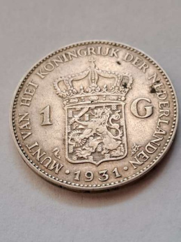 Holandia 1 Gulden Wilhelmina 1931 r