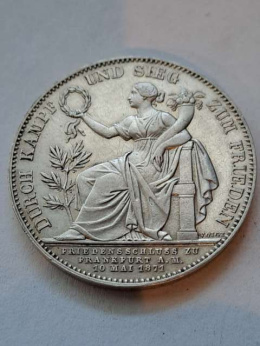 Niemcy Talar Zwycięstwa Ludwig II 1871 r