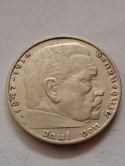 Niemcy 2 Marki Hindenburg 1937 r A Niemcy 2 Marki Hindenburg 1937 r A