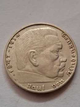 Niemcy 2 Marki Hindenburg 1937 r A