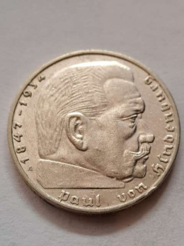 Niemcy 2 Marki Hindenburg 1938 r A