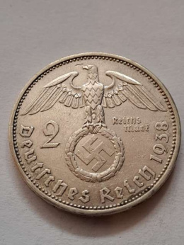 Niemcy 2 Marki Hindenburg 1938 r A