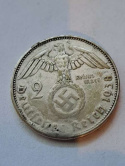 Niemcy 2 Marki Hindenburg 1938 r A Niemcy 2 Marki Hindenburg 1938 r A