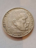 Niemcy 2 Marki Hindenburg 1937 r A Niemcy 2 Marki Hindenburg 1937 r A