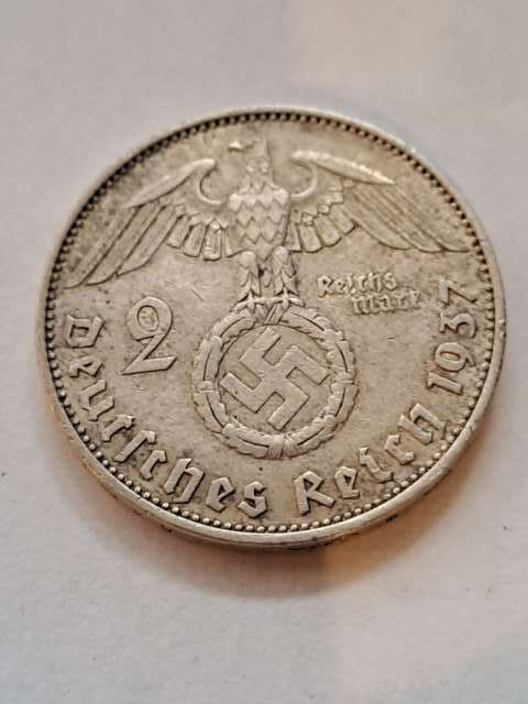 Niemcy 2 Marki Hindenburg 1937 r A Niemcy 2 Marki Hindenburg 1937 r A