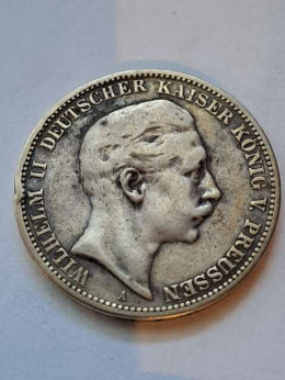 Niemcy 3 Marki Prusy 1909 r
