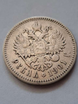 Rosja Rubel Mikołaj II 1901 r rant FZ