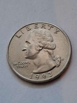 USA 1/4 Dollara Waszyngton 1993 r D