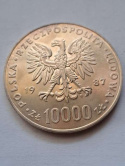 10 000 zł Jan Paweł II 1987 r 10 000 zł Jan Paweł II 1987 r