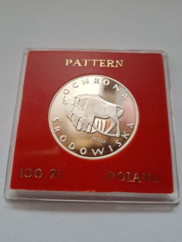 100 zł Ochrona Środowiska Żubr 1977 r próba