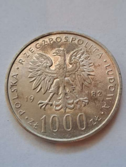 1000 zł Jan Paweł II 1982 r