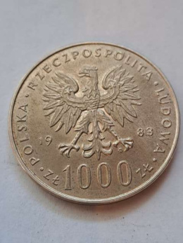 1000 zł Jan Paweł II 1983 r