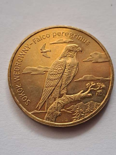 2 zł Sokół Wędrowny 2008 r