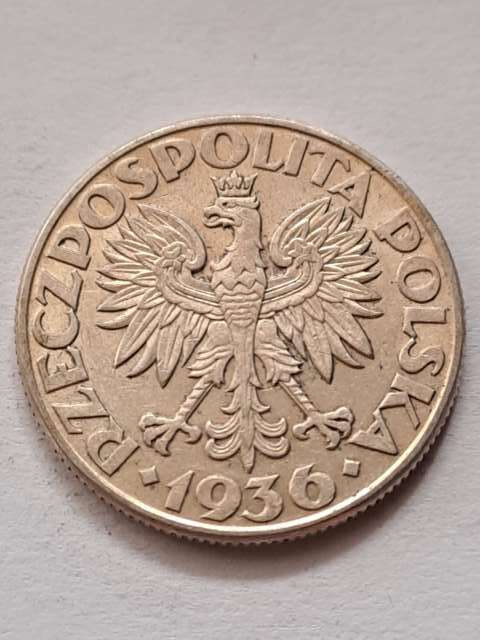 2 zł Żaglowiec 1936 r 2 zł Żaglowiec 1936 r