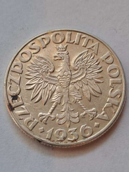 2 zł Żaglowiec 1936 r
