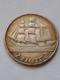 2 zł Żaglowiec 1936 r 2 zł Żaglowiec 1936 r