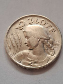 2 zł Żniwiarka 1925 r kropka 2 zł Żniwiarka 1925 r kropka