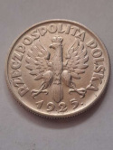 2 zł Żniwiarka 1925 r kropka 2 zł Żniwiarka 1925 r kropka
