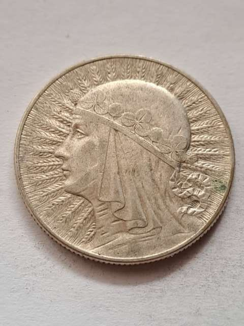 5 zł Głowa Kobiety 1934 r 5 zł Głowa Kobiety 1934 r