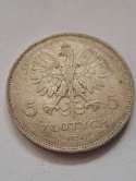 5 zł Nike 1928 rok bez znaku 5 zł Nike 1928 rok bez znaku