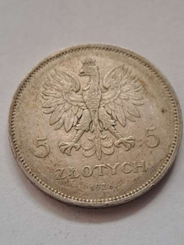 5 zł Nike 1928 rok bez znaku