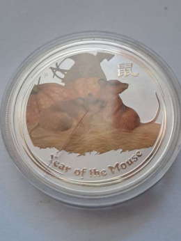 Australia 1 Dolar Rok Myszy 2008 r Lunar