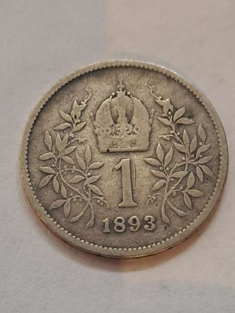 Austria 1 Korona Franciszek Józef I 1893 r Austria 1 Korona Franciszek Józef I 1893 r