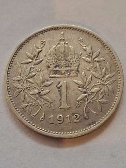 Austria 1 Korona Franciszek Józef I 1912 r