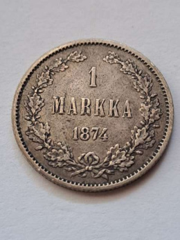 Finlandia 1 Markka 1874 r