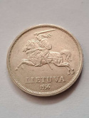 Litwa 5 Litai Pierwsza Republika 1936 r