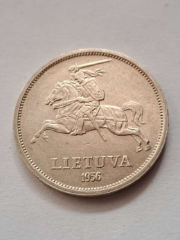 Litwa 5 Litai Pierwsza Republika 1936 r