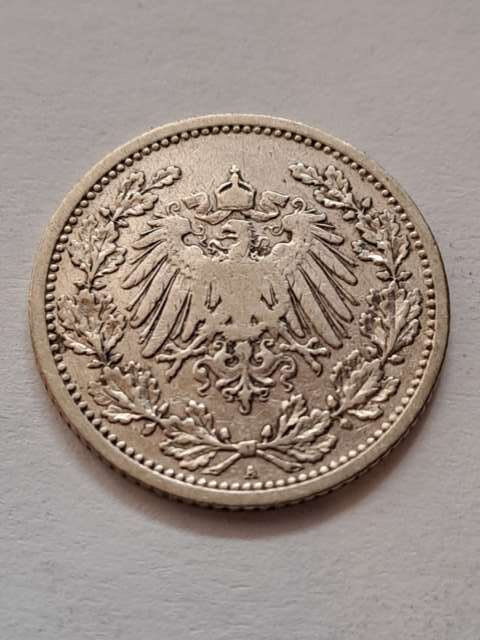 Niemcy 1/2 Marki Wilhelm II 1905 r A Niemcy 1/2 Marki Wilhelm II 1905 r A