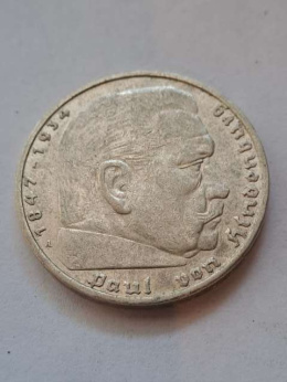 Niemcy 5 Marek Hindenburg 1936 r A
