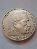 Niemcy 5 Marek Hindenburg 1936 r D Niemcy 5 Marek Hindenburg 1936 r D